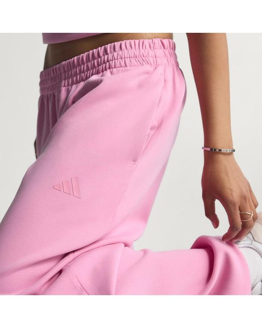 Adidas Pink Soft Lux Loose Pant