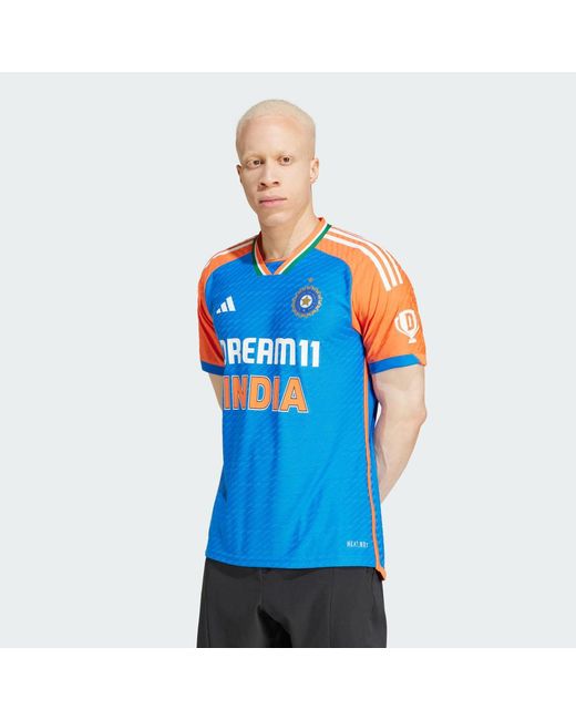 Adidas Blue India Cricket T20I Jersey for men