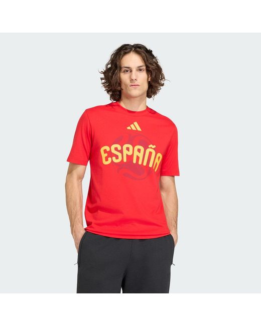 Adidas Red Fifa World Cup 26 Spain T-Shirt for men