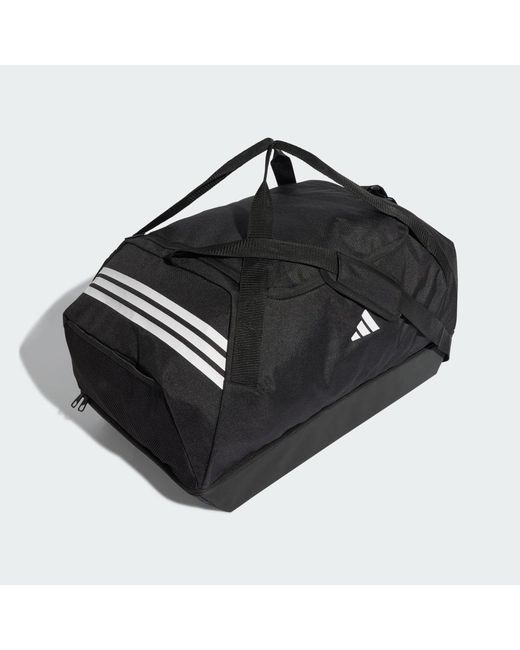 Adidas Black Tiro Duffel Bag Large With Bottom Compartment