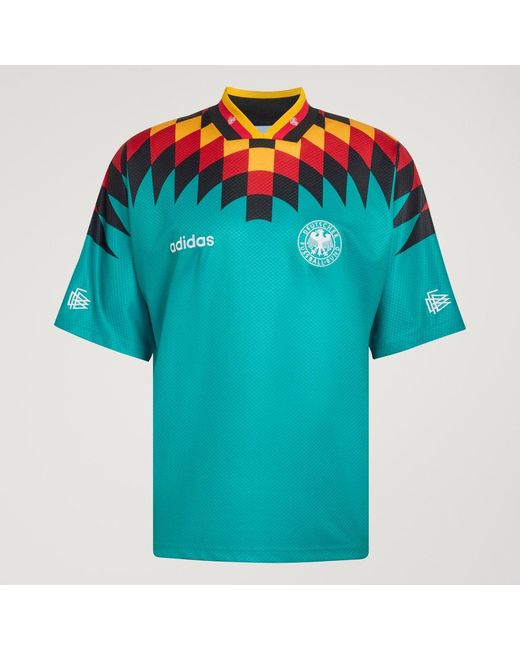 Adidas Blue Germany National Team 1994 Away Bringback Jersey for men