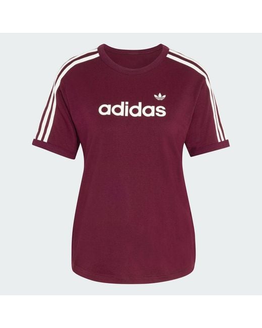 Adidas Red Linear T-Shirt