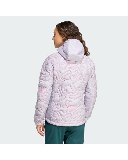 Adidas Purple Team D Primaloft Jacke