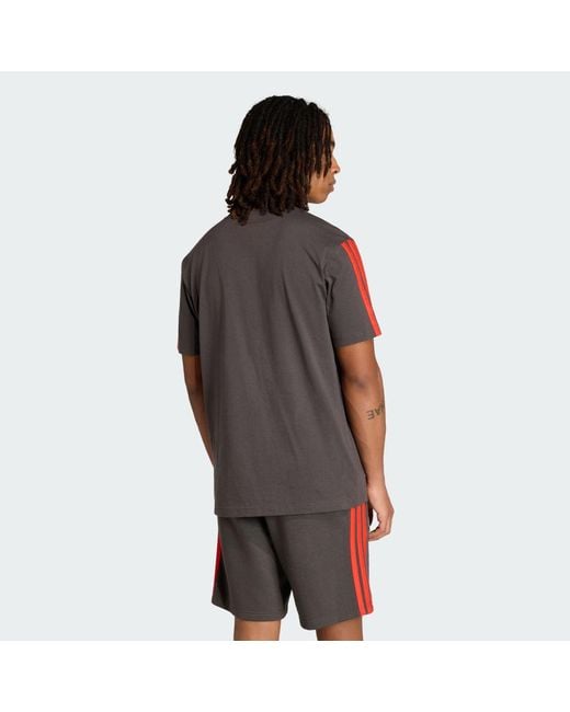 Adidas Brown Motorsport Audi Revolut F1 Team Dna Short Sleeve Tee Ke6096 for men