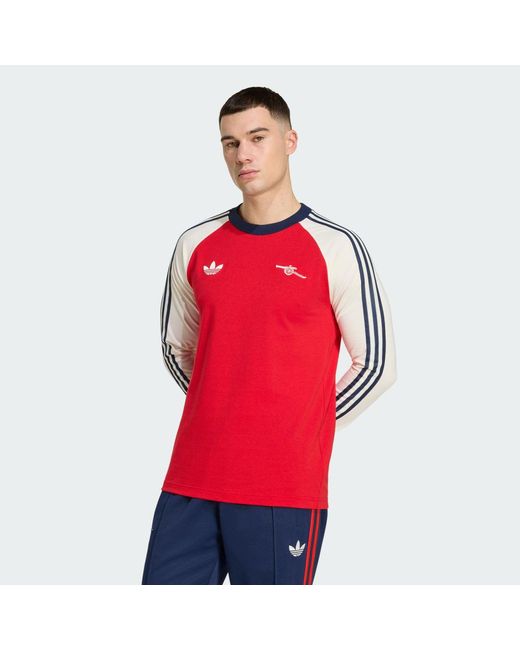 Adidas Red Arsenal Fc Og Longsleeve Shirt for men