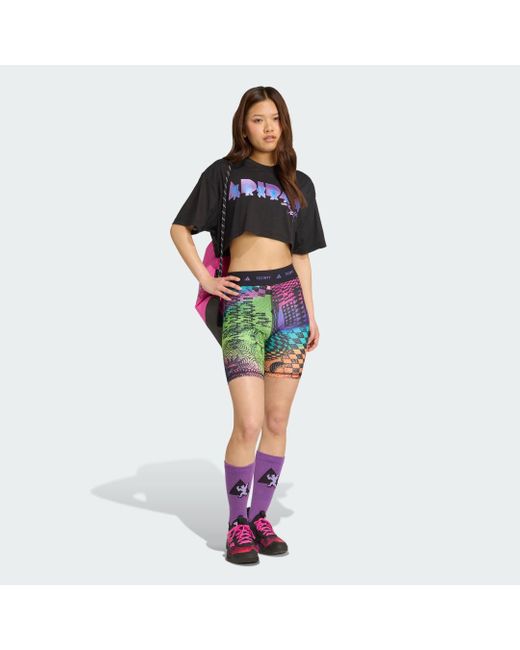 T-Shirt X Jeremy Scott di Adidas in Black
