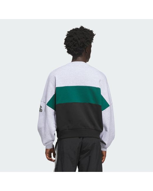 Adidas Green Originals Varsity Crewneck Sweatshirt