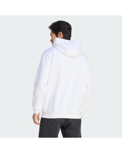 Adidas White Entrada26 Hoodie for men
