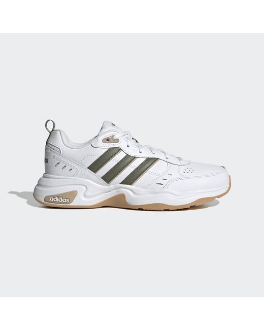 Adidas White Strutter Shoes for men
