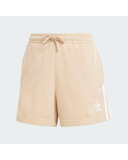 Adidas Originals Natural 3-Stripes French Terry Shorts