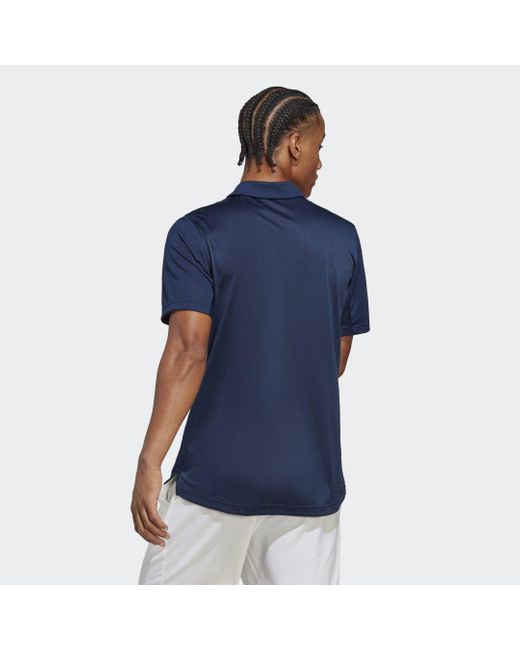 Adidas Blue Club Tennis Polo Shirt for men