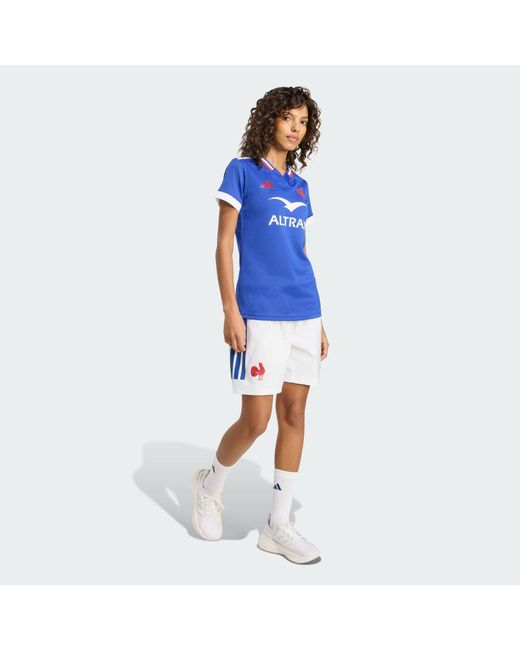 Adidas Blue France Rugby Home Jersey