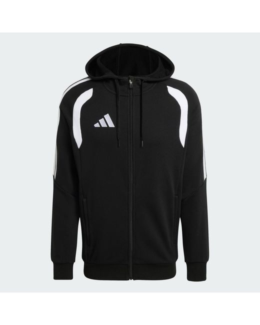 Adidas Black Tiro26 League Sweat Full Zip Hoodie for men