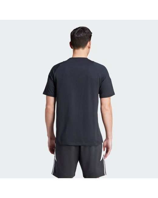 Adidas Blue Tiro 24 Sweat T-shirt for men