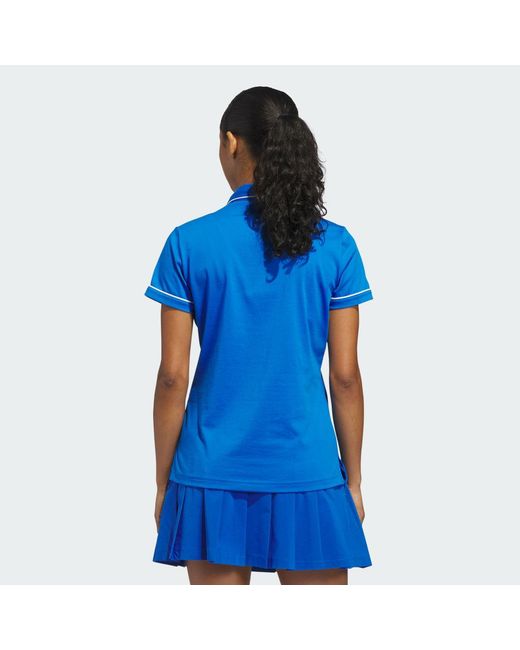 Adidas Blue Originals Solid Polo