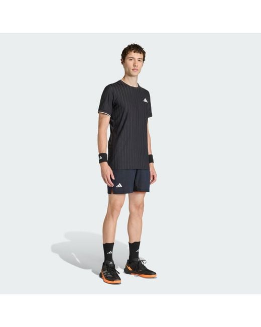 Adidas Black Tennis Climacool Freelift T-Shirt Pro for men
