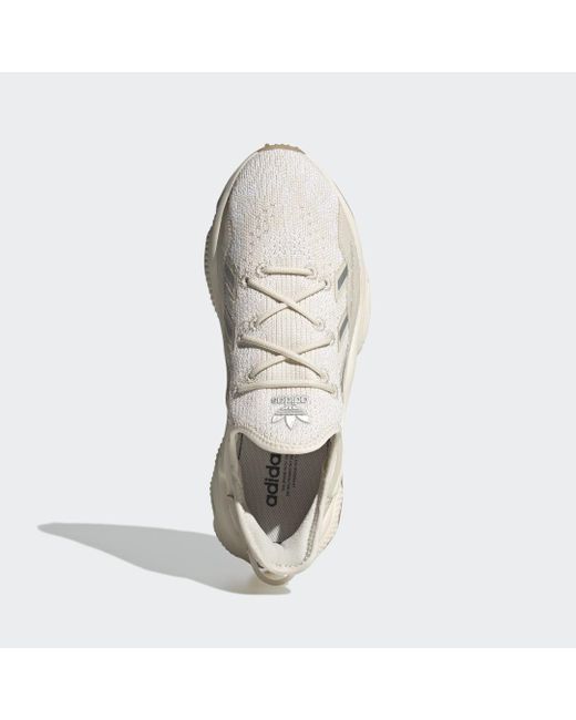 Adidas White Ozweego Knt Shoes for men