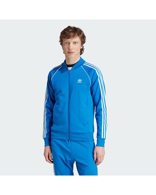 Adidas Blue Adicolor Classics Sst Track Top for men