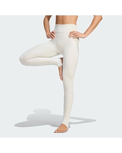 Adidas White All Me Winterized Leggings