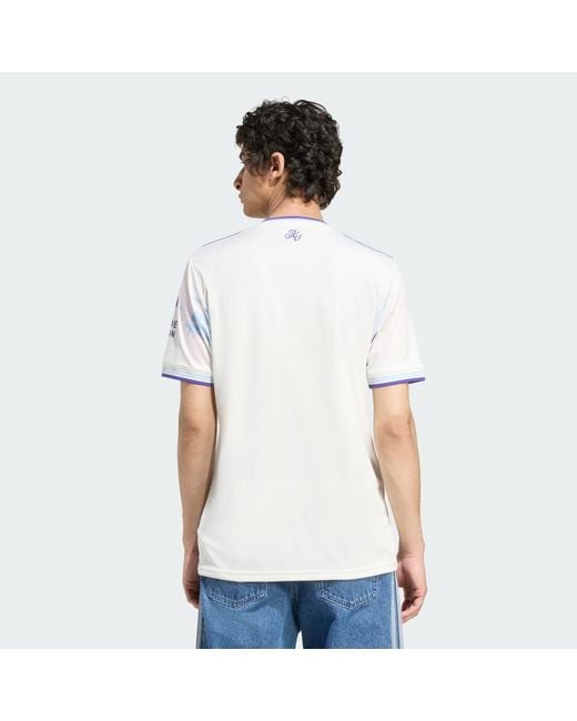 Adidas White Aston Villa Fc 25/26 Third Jersey for men