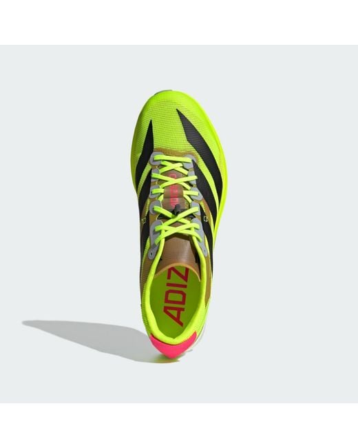 Adidas Yellow Adizero Avanti Xc Shoes