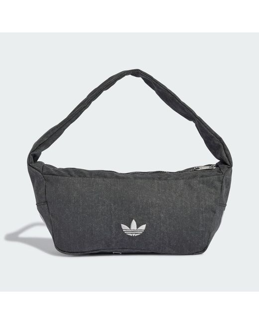 Adidas Black Small Shoulder Bag Washed Effect