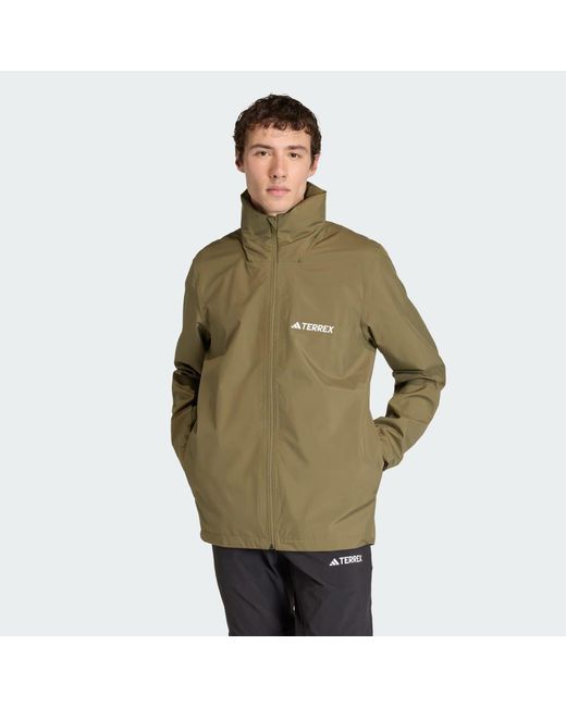 Chubasquero Multi Essentials 2L Adidas de hombre de color Green