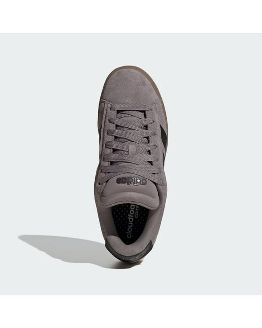 Adidas Gray Grand Court Alpha Shoes for men