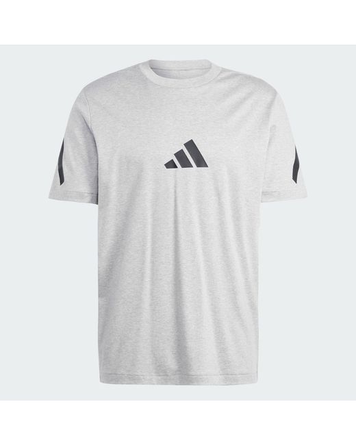 Adidas Gray Z. N.E. Tee for men