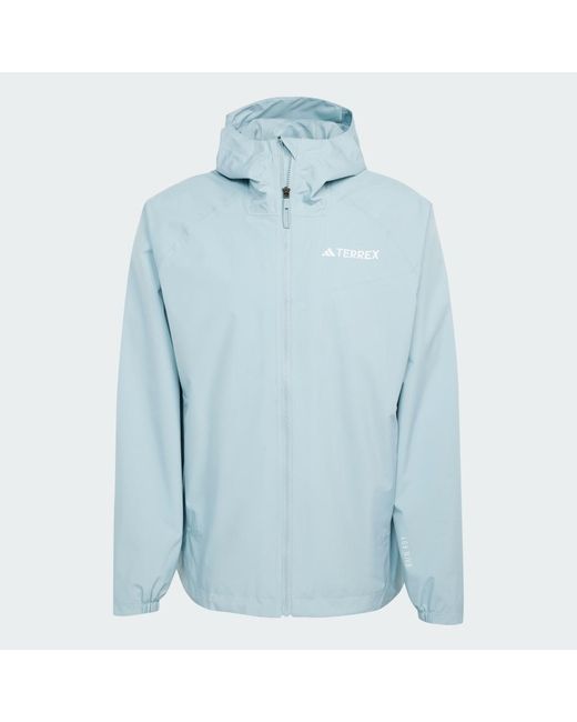 Adidas Blue Terrex Multi 2L Rain.Rdy Jacket for men