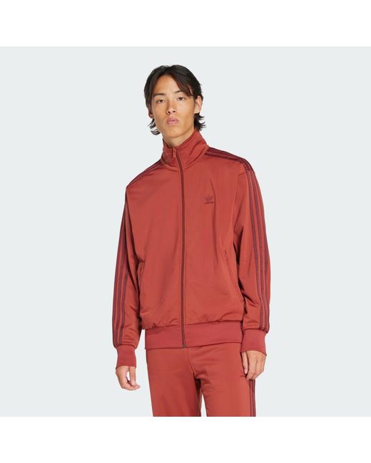 Adidas Red Adicolor Classics Firebird Track Top for men