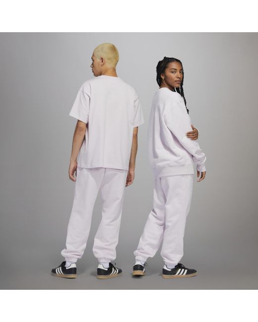 Adidas Gray Pharrell Williams Basics Joggers (gender Neutral)