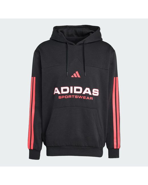 Adidas Black House Of Tiro Fleece Hoodie for men