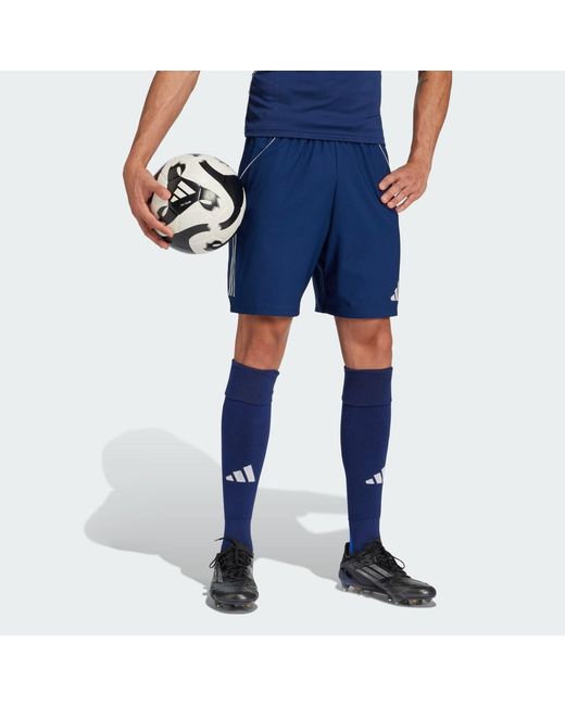 Adidas Blue Tiro 25 Competition Match Shorts for men
