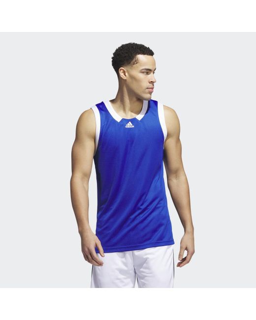 Maglia Icon Squad di Adidas in Blue da Uomo