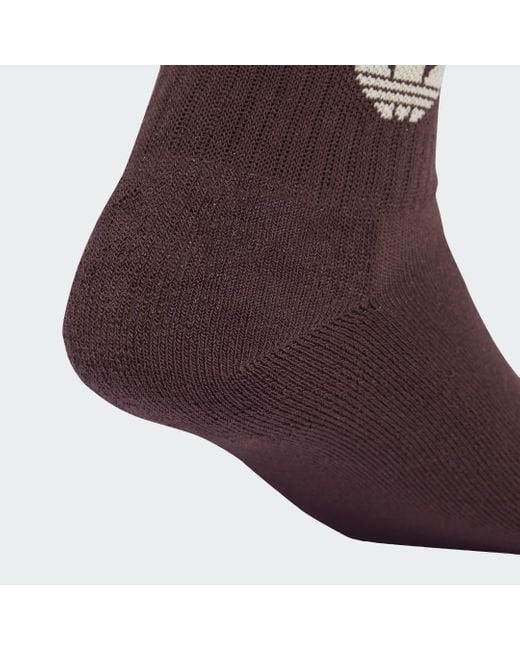 Ankle 3 Pack Calcetines Adidas de color Brown