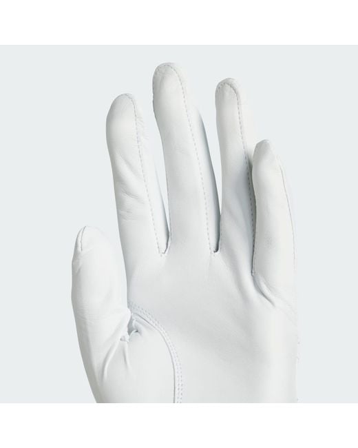 Adidas White Originals Golf Leather Glove