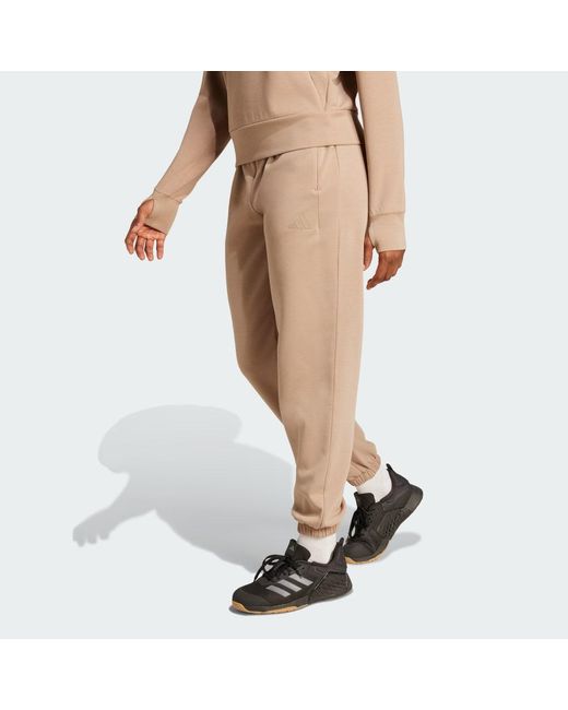 Adidas White Designed For Training Warm-Up Joggers