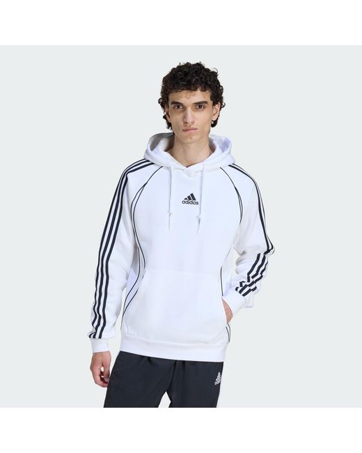Adidas Blue Adicolor Teamgeist Cut Line Hoodie for men