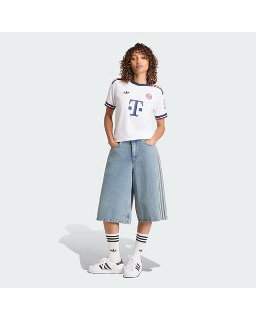 Adidas White Fc Bayern 26/27 Away Jersey