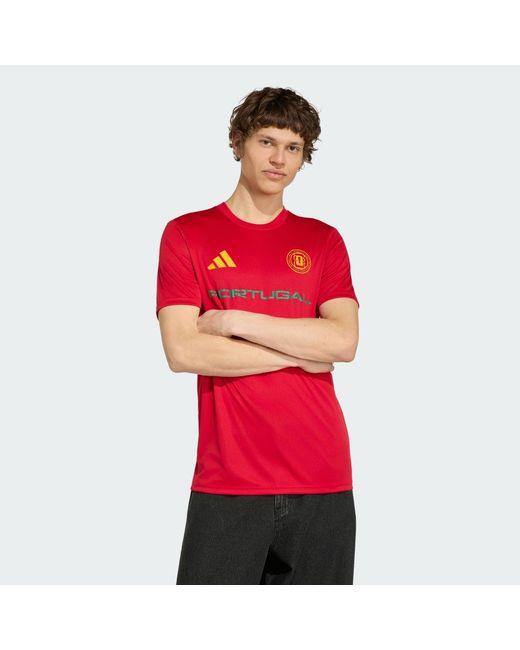 Adidas Red Fifa World Cup 26 Portugal Jersey for men