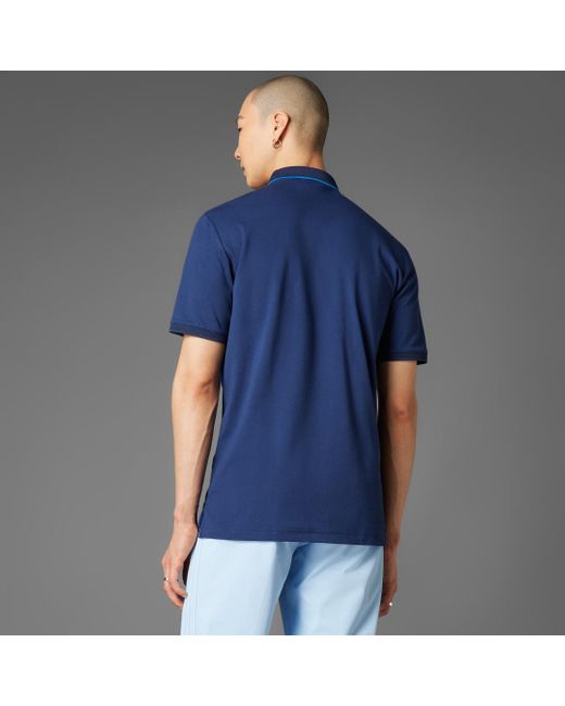 Polo Originals Twistknit Trefoil Adidas de hombre de color Blue