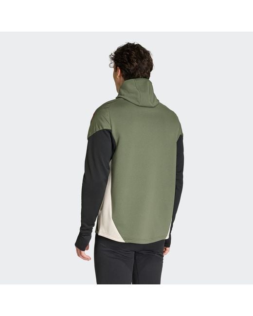 Adidas Green Fc Bayern Tiro 25 Winterized Top for men