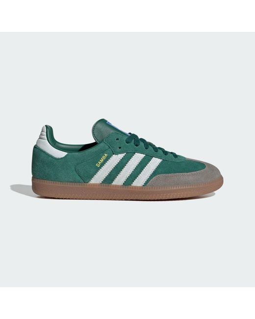 Adidas Originals Green Originals Samba Shoes