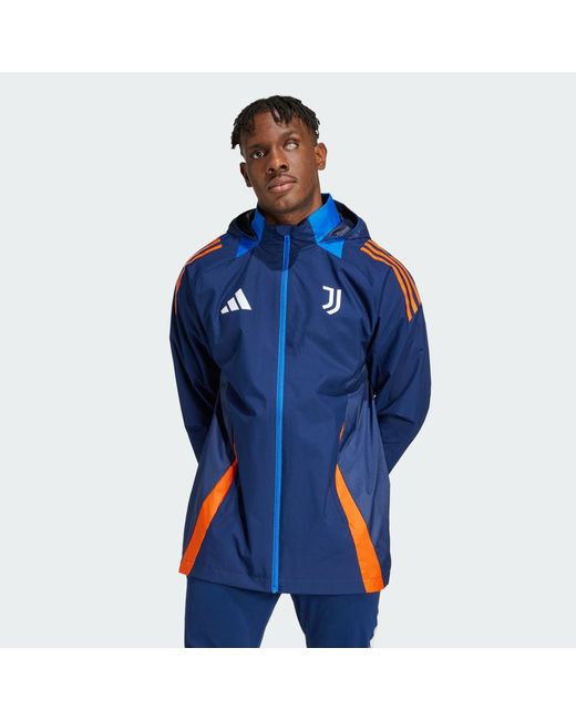 Adidas Blue Juventus Tiro 24 Competition All-Weather Jacket for men