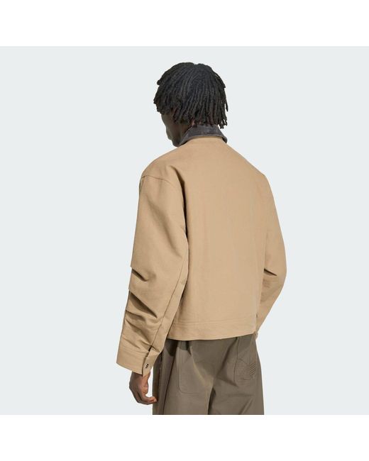 Adidas Natural Premium Essentials Bomber Jacket for men