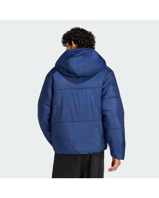 Adidas Originals Blue Essentials Highloft Insulated Puffer Jacket for men