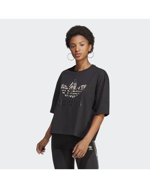 Adidas Black Graphic T-Shirt