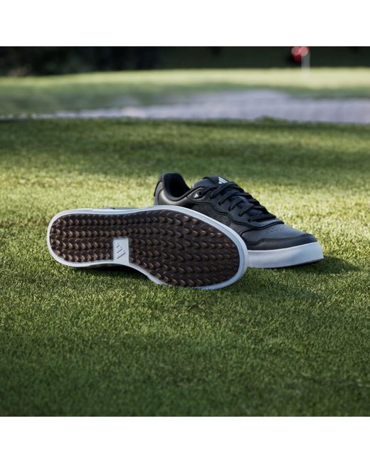 Adidas Black Retrocross 25 Spikeless Golf Shoes for men