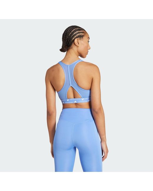 Sujetador Primeliftreact Training Adidas de color Blue